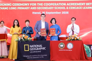 Trường TH-THCS Victoria Thăng Long 3 tiếp tục ký kết Biên bản ghi nhớ hợp tác (MOU)với tổ chức Cengage Learning Asia.