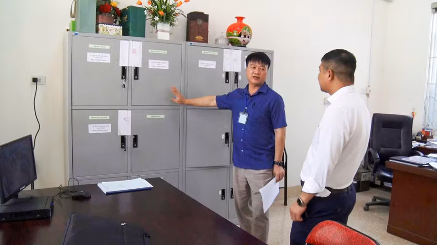 Công tác chuẩn bị tại Điểm thi THPT Bảo Lạc đã sẵn sàng.