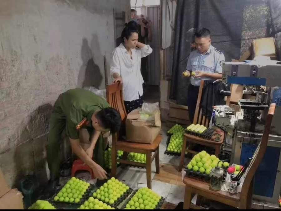Số hàng hóa bị Cục quản lý thị trường tạm giữ.