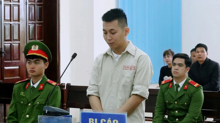 Nguyễn Văn Hạnh tại phiên tòa.(Ảnh: Chí Dũng).