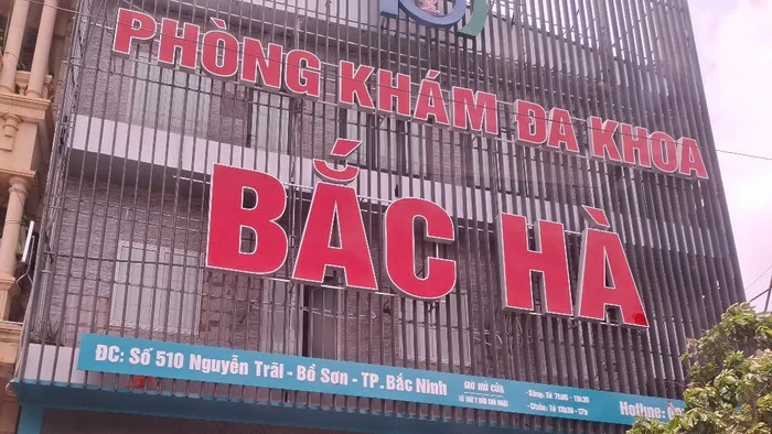 Phòng khám Đa Khoa Bắc Hà - Ảnh: HL.