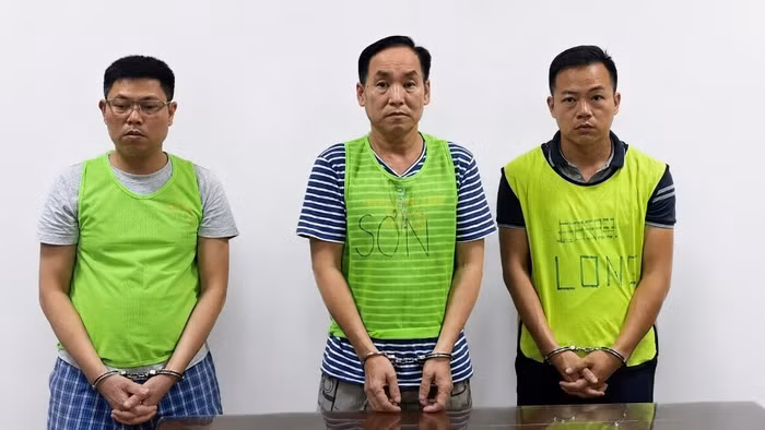 Các bị can trong vụ án. (Ảnh: CAHN)