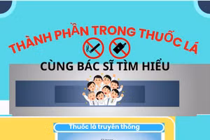 Infographic: Những thành phần trong thuốc lá theo góc độ y khoa 