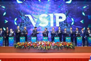 Thủ tướng Phạm Minh Chính và Thủ tướng Singapore dự lễ khởi công VSIP Thái Bình