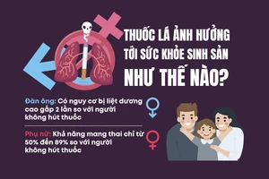 Infographic: Thuốc lá ảnh hưởng tới sức khỏe sinh sản như thế nào?