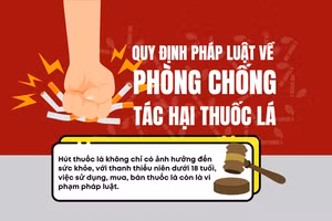 Infographic: Quy định pháp luật về phòng chống tác hại thuốc lá