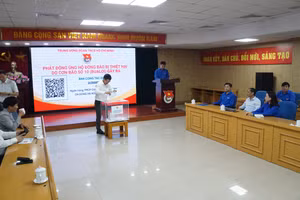 TW Đoàn TNCS Hồ Chí Minh phát động ủng hộ đồng bào chịu ảnh hưởng bão số 10