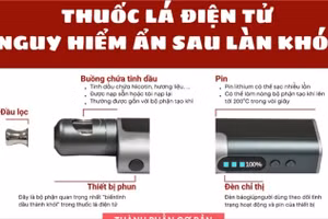 Infographic: Nguy hiểm đằng sau làn khói của thuốc lá 