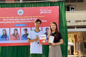 'Gen Z' THPT Tam Phú tìm hiểu phương pháp học tiếng Anh tư duy Linearthinking