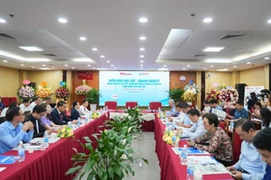 Toàn cảnh Diễn đàn "Báo chí đồng hành cùng Doanh nghiệp vì sự phát triển bền vững trong kỷ nguyên vươn mình của dân tộc". Ảnh: Báo KT&ĐT.