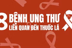 Infographic: 8 bệnh ung thư liên quan đến thuốc lá