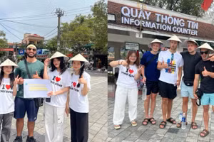 Sinh viên lan tỏa thông điệp du lịch bền vững tại Ninh Bình