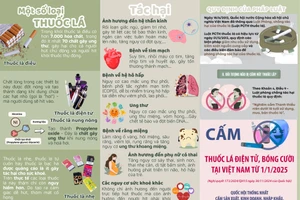Infographic: Những thông tin cơ bản về thuốc lá ở Việt Nam