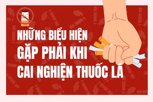 Infographic: Những biểu hiện gặp phải khi cai nghiện thuốc lá