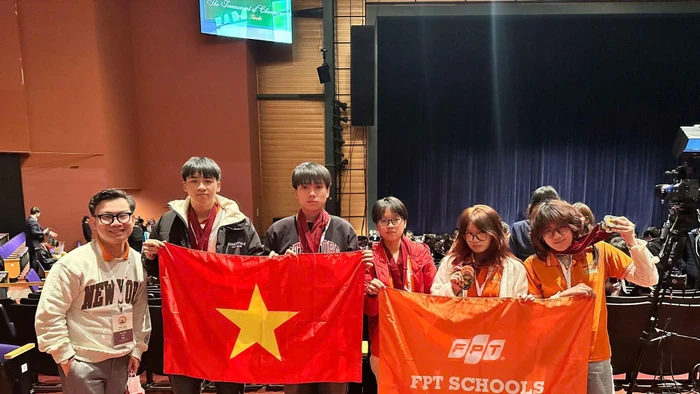 Thầy và trò FPT Schools tại chung kết toàn cầu World Scholar’s Cup 2025.