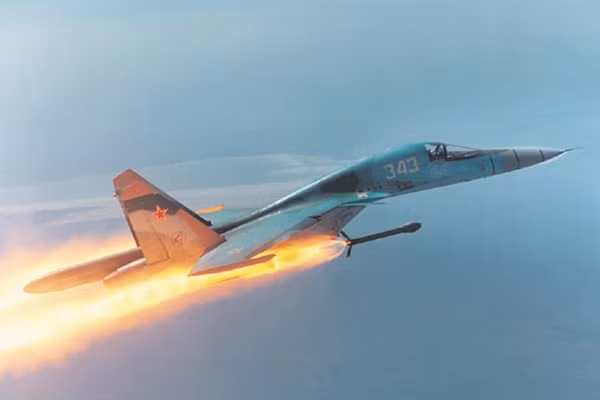 Su-34 khai hỏa.