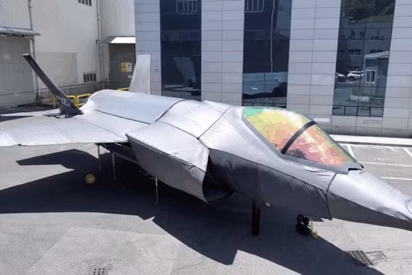 Mô hình máy bay chiến đấu F-35 được bơm căng hoàn toàn của Seawolf Marine. 