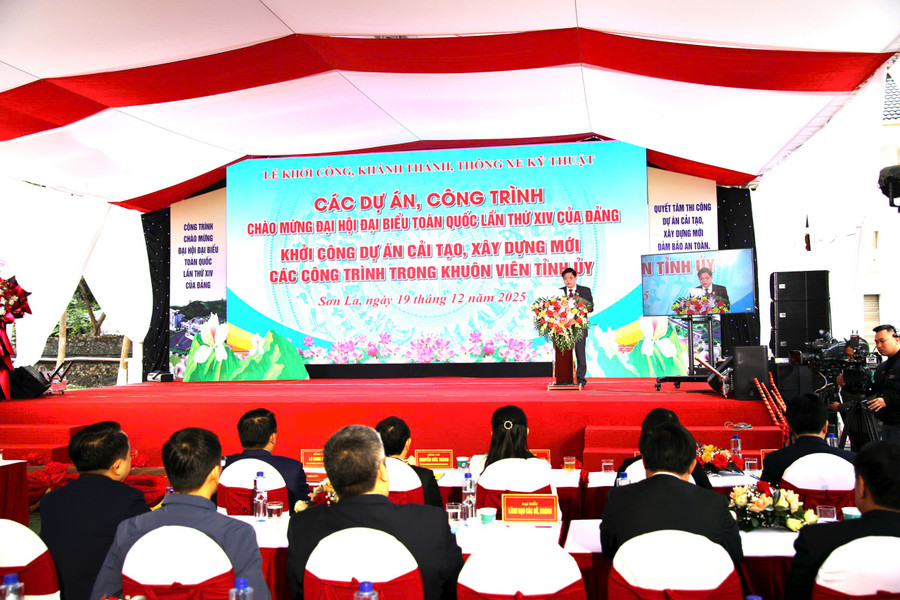 Sơn La đồng loạt tổ chức khởi công 2 Dự án trọng điểm của tỉnh.