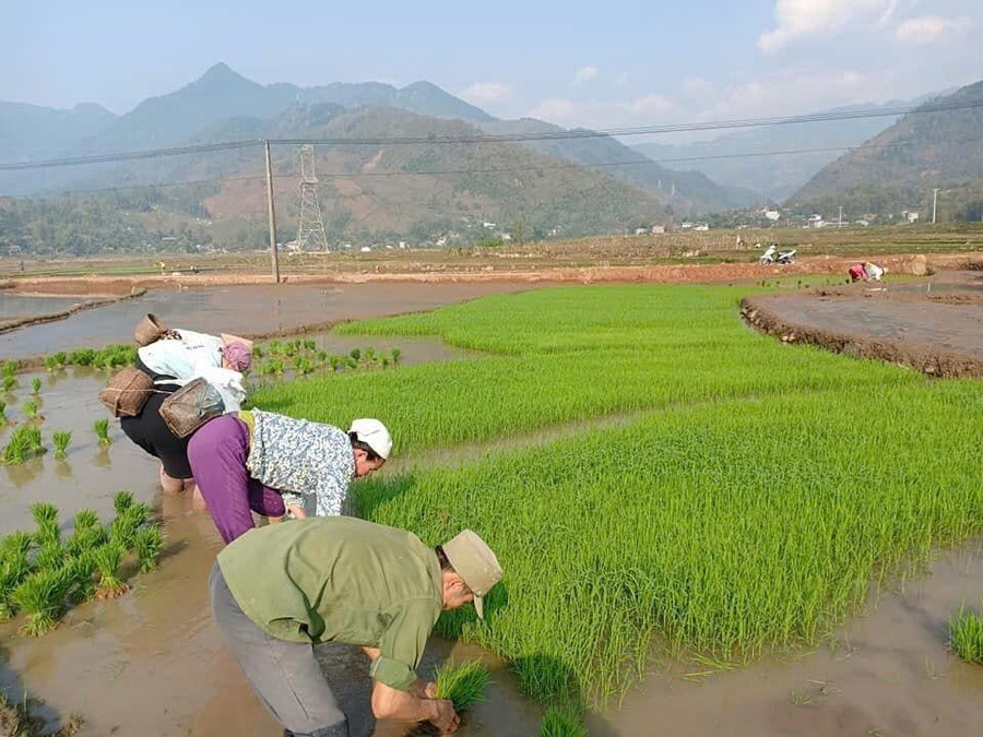 Nhờ làm tốt công tác xoá nghèo, đời sống của người dân xã Yên Châu ngày càng nâng cao.