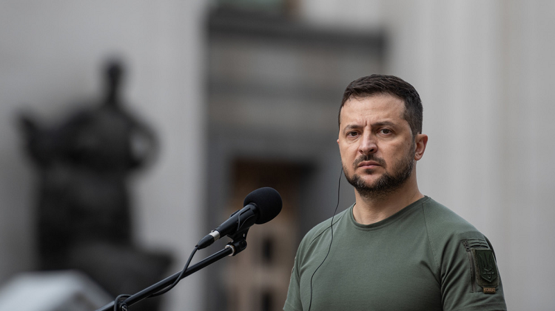 Tổng thống Ukraine Zelensky.