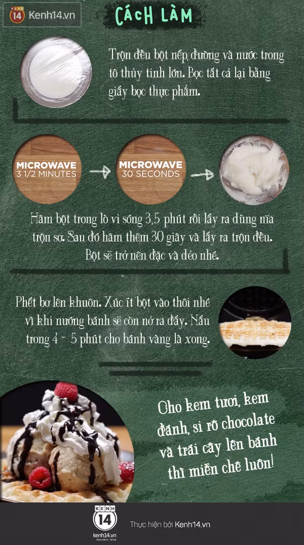 Vừa mochi vừa waffle - loại bánh này sẽ làm bạn đói meo đấy! - Ảnh 3.