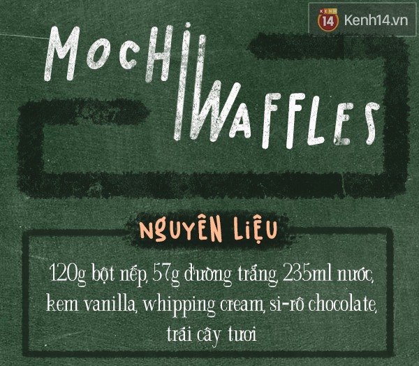 Vừa mochi vừa waffle - loại bánh này sẽ làm bạn đói meo đấy! - Ảnh 1. Vừa mochi vừa waffle - loại bánh này sẽ làm bạn đói meo đấy! - Ảnh 1.
