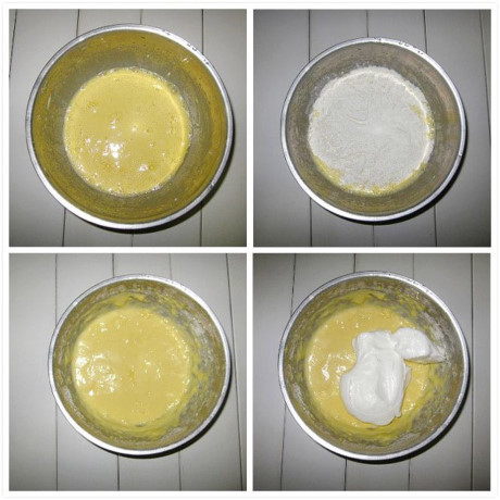 Tự làm bánh bông lan bằng nồi cơm điện cực dễ dàng - Ảnh 4 Tu lam banh bong lan bang noi com dien cuc de dang - Anh 4
