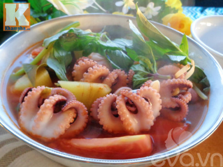Canh bạch tuộc nấu chua hấp dẫn cuối tuần - Ảnh 6 Canh bach tuoc nau chua hap dan cuoi tuan - Anh 6