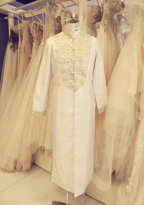 Áo dài ăn hỏi đẹp như trong mơ của Đinh Ngọc Diệp ảnh 6 Áo dài ăn hỏi đẹp như trong mơ của Đinh Ngọc Diệp - 6