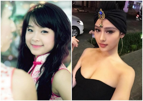 Khuôn mặt khác đến nỗi không thể nhận ra đây là Huyền Baby ngày nào!