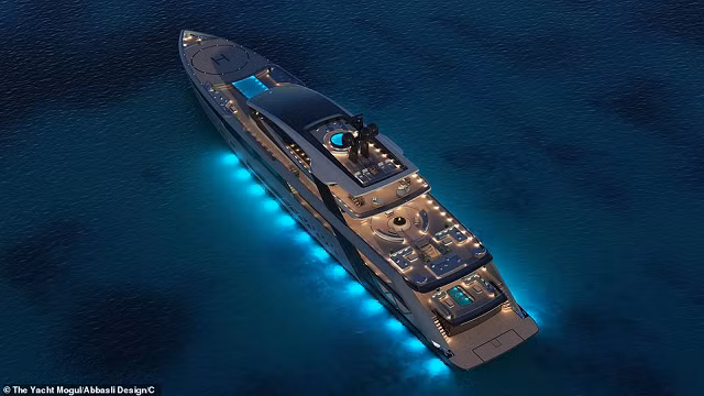 Siêu du thuyền độc đáo sở hữu thác nước trong nhà ảnh 9