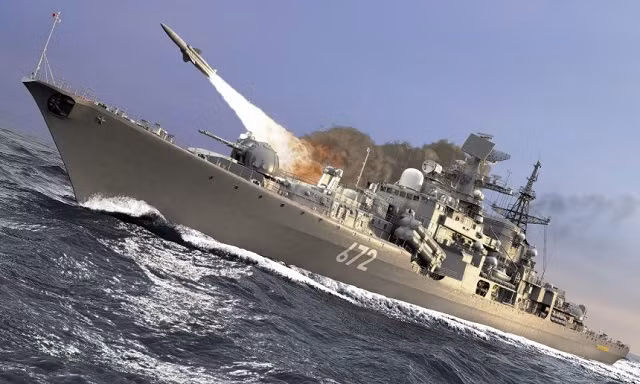 Tàu chiến của Hải quân Nga.