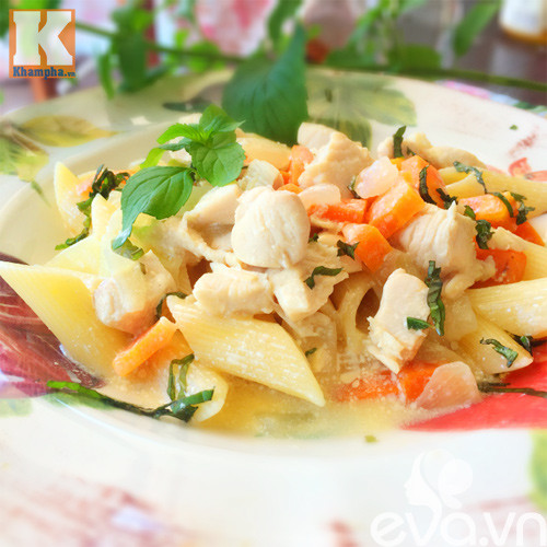 Mỳ nui sốt gà bơ và rau củ siêu hấp dẫn ảnh 7 my nui sot ga bo va rau cu sieu hap dan - 7