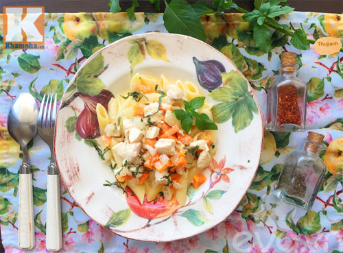 Mỳ nui sốt gà bơ và rau củ siêu hấp dẫn ảnh 9 my nui sot ga bo va rau cu sieu hap dan - 9