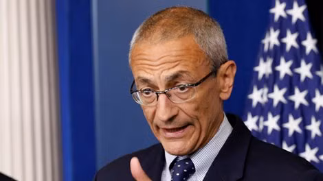 Cố vấn cấp cao của tổng thống John Podesta tại Nhà Trắng (ảnh: Reuters)