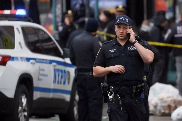 Cảnh sát có mặt tại hiện trường vụ việc.