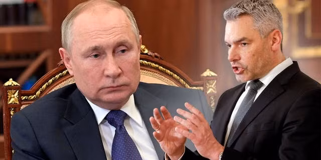 Thủ tướng Áo Karl Nehammer đã có cuộc gặp với Tổng thống Nga Putin