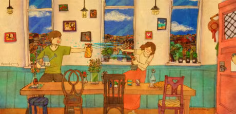 Bo tranh: Nhung dieu gian di lam nen tinh yeu vinh cuu - Anh 12