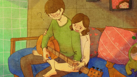 Bộ tranh: Những điều giản dị làm nên tình yêu vĩnh cửu - Ảnh 4 Bo tranh: Nhung dieu gian di lam nen tinh yeu vinh cuu - Anh 4