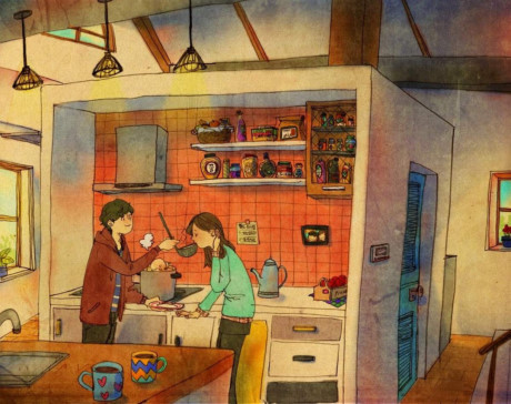 Bộ tranh: Những điều giản dị làm nên tình yêu vĩnh cửu - Ảnh 10 Bo tranh: Nhung dieu gian di lam nen tinh yeu vinh cuu - Anh 10