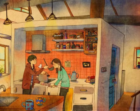 Bo tranh: Nhung dieu gian di lam nen tinh yeu vinh cuu - Anh 10