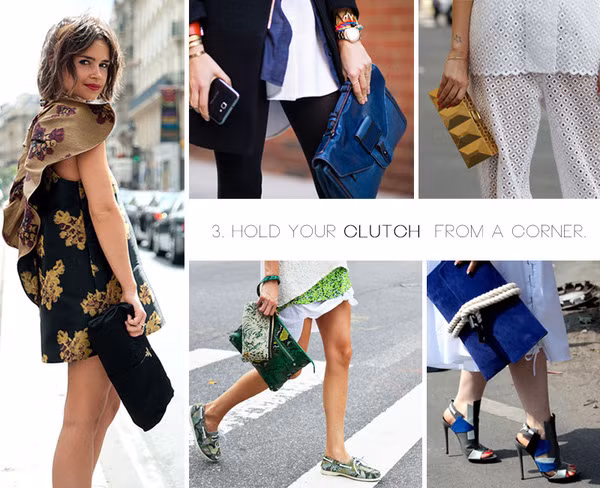 9 cách cầm clutch sang chảnh dành cho quý cô sành điệu