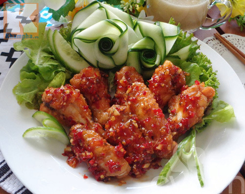 Cánh gà sốt cay ngon ngất ngây ảnh 7 canh ga sot cay ngon ngat ngay - 7