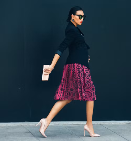 Váy bầu sành điệu không thể chê của Diệu Huyền - 11