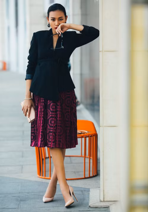 Váy bầu sành điệu không thể chê của Diệu Huyền - 12