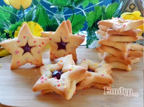 Lam banh quy hinh ngoi sao xinh xan mung giang sinh - Anh 9