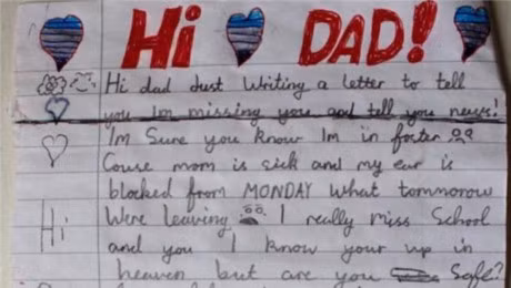 Cam dong buc thu gui bo ngay giang sinh cua dua tre vo danh - Anh 1