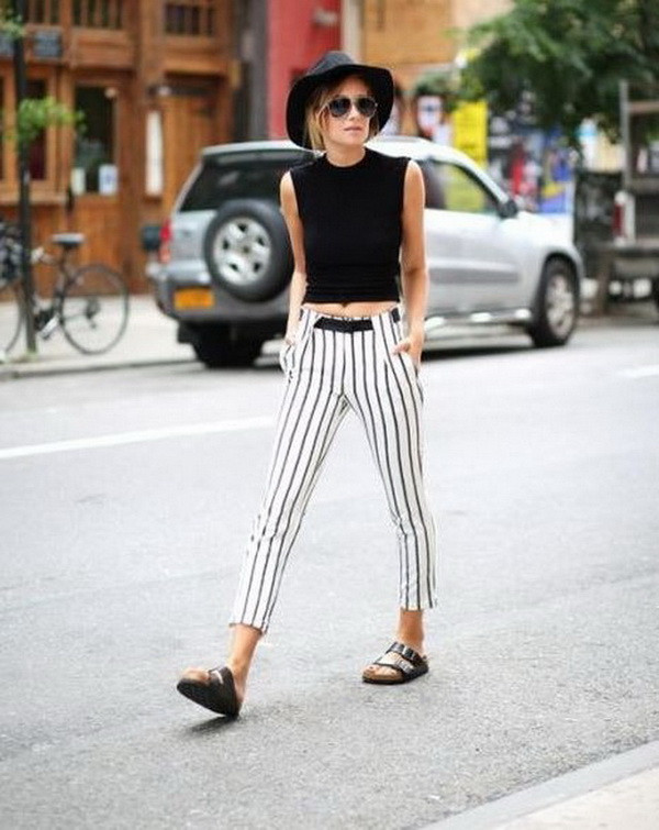Diện mốt họa tiết kẻ sọc bắt kịp xu hướng thế giới ảnh 6 Diện mốt họa tiết kẻ sọc bắt kịp xu hướng thế giới ảnh 6