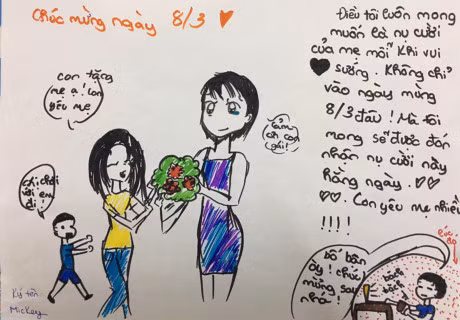 Be gai 9 tuoi voi biet tai ve tranh, lam tho ve me kho ai sanh kip - Anh 5