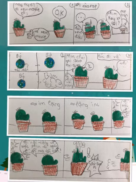 Be gai 9 tuoi voi biet tai ve tranh, lam tho ve me kho ai sanh kip - Anh 4